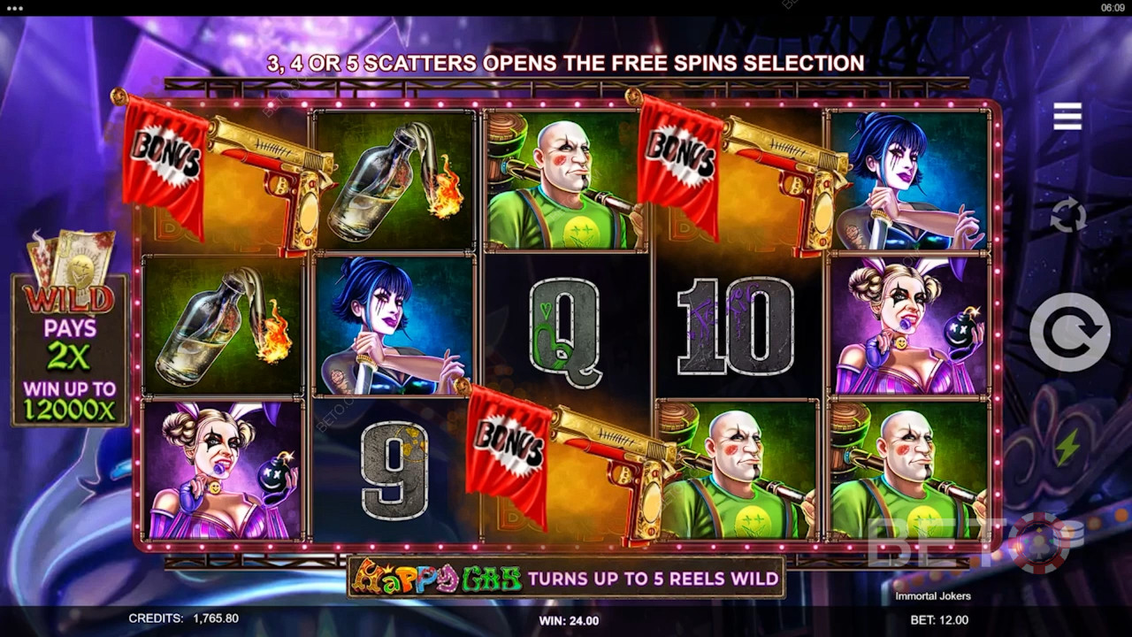 Immortal Jokers Ανασκόπηση από BETO Slots