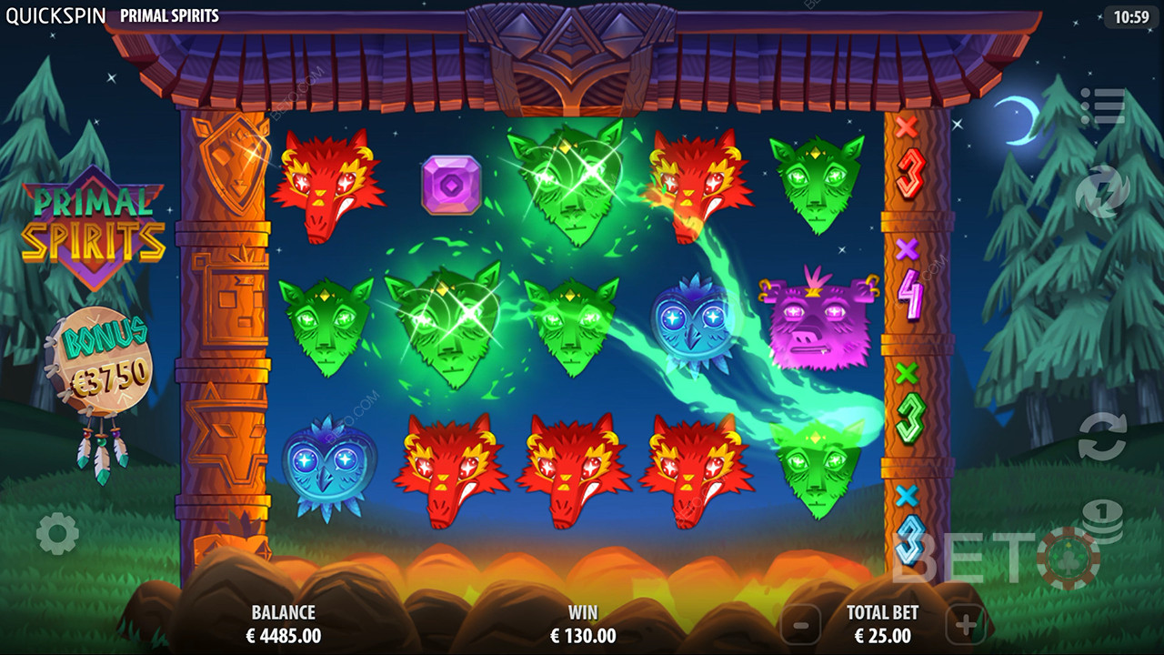 Primal Spirits Ανασκόπηση από BETO Slots