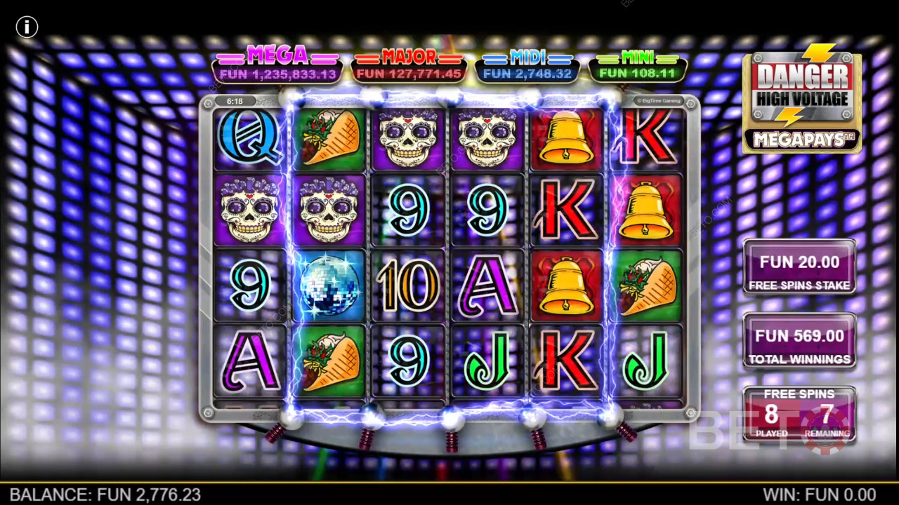Danger High Voltage Megapays Ανασκόπηση από BETO Slots