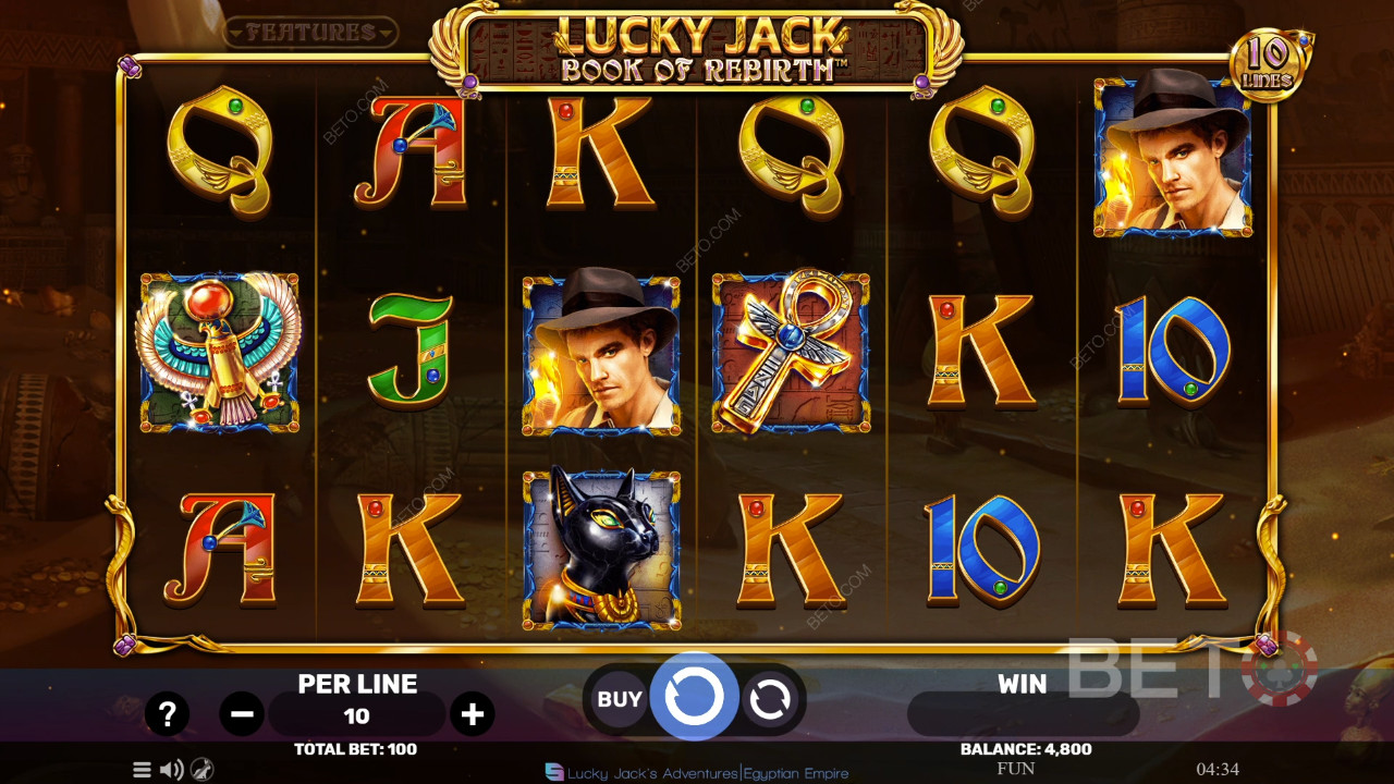 Lucky Jack - Book Of Rebirth Ανασκόπηση από BETO Slots