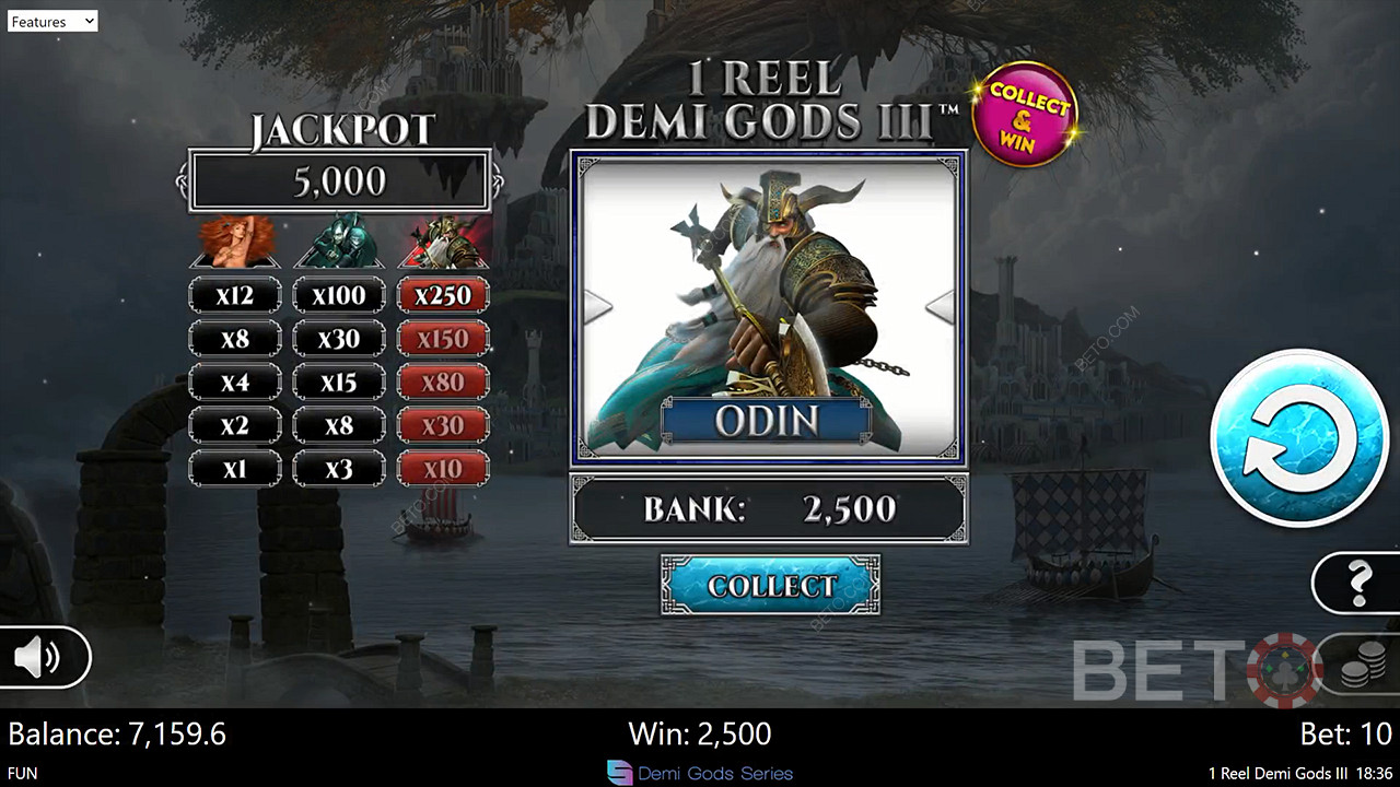 1 Reel Demi Gods III Δωρεάν Παιχνίδι