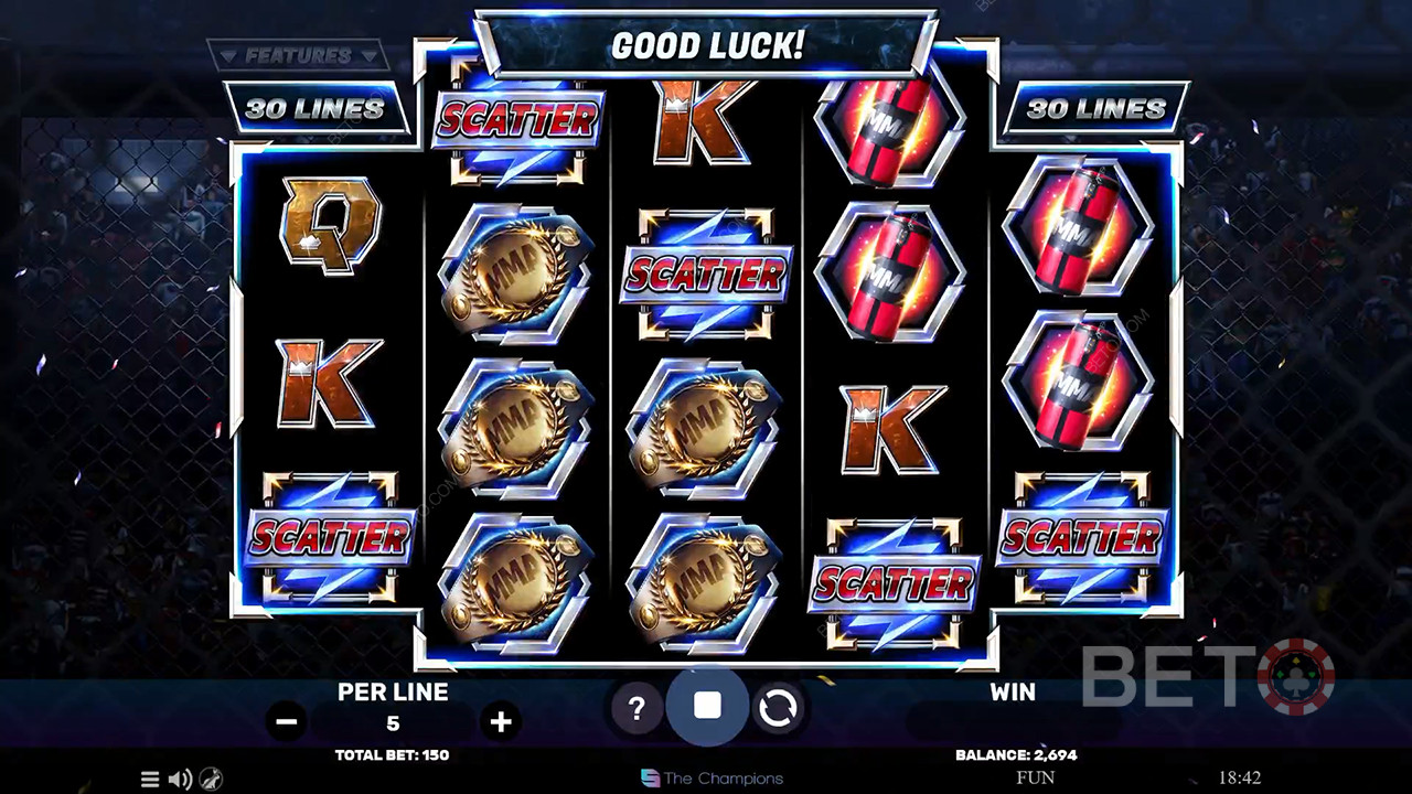 MMA Champions Ανασκόπηση από BETO Slots