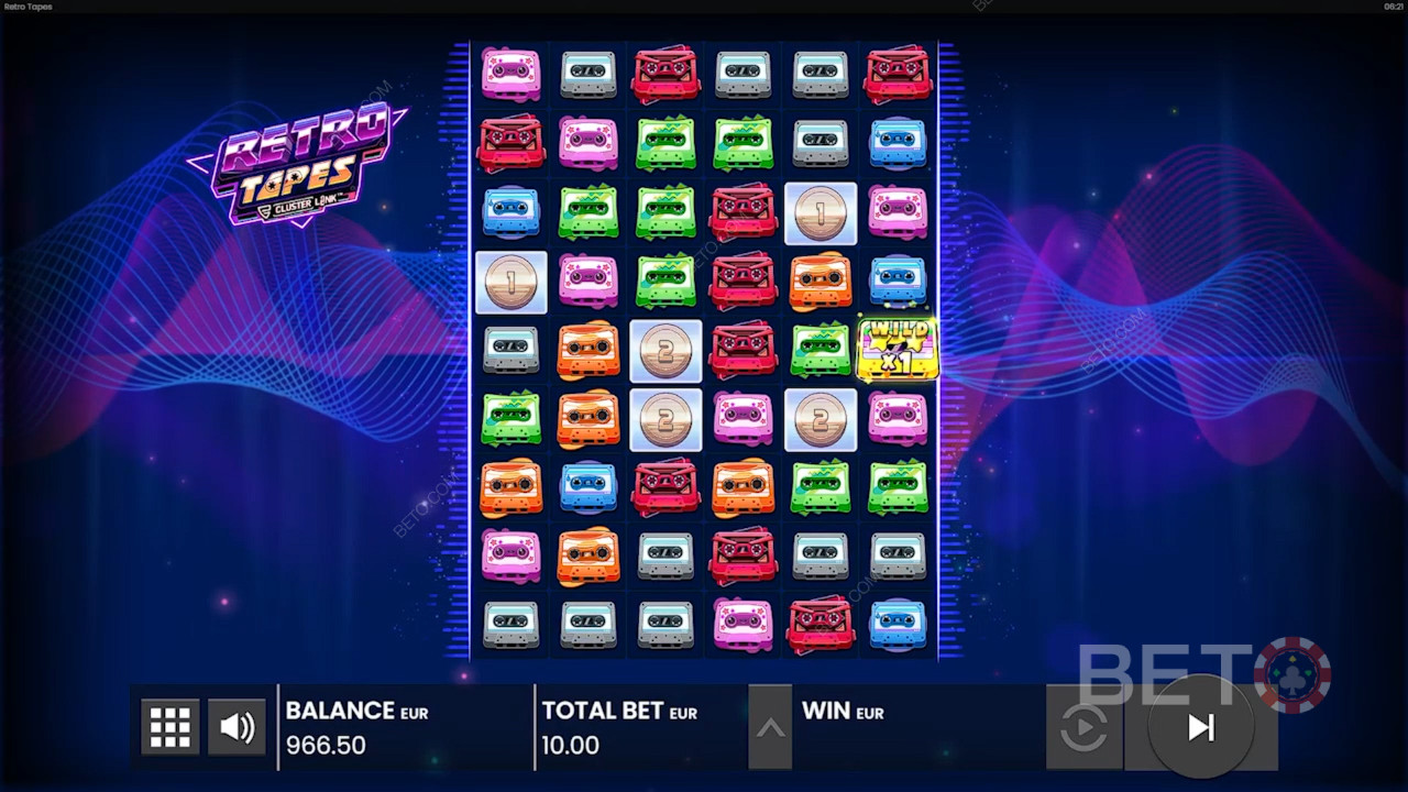 Retro Tapes Cluster Link κριτική από BETO Slots
