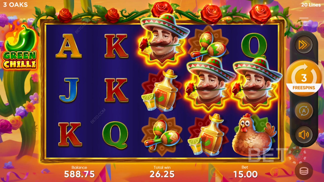 Green Chilli Ανασκόπηση από BETO Slots