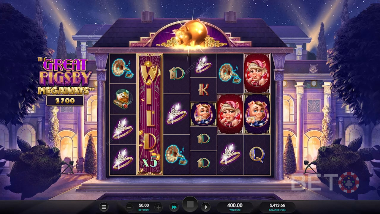 Το Great Pigsby Megaways Ανασκόπηση από την BETO Slots