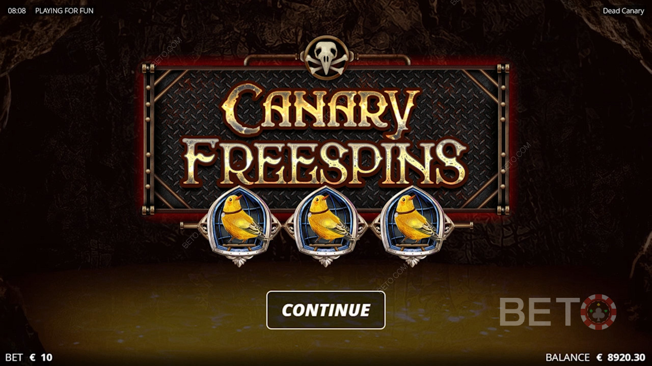 Το Canary Free Spins είναι εύκολα το πιο ισχυρό χαρακτηριστικό αυτού του παιχνιδιού καζίνο.