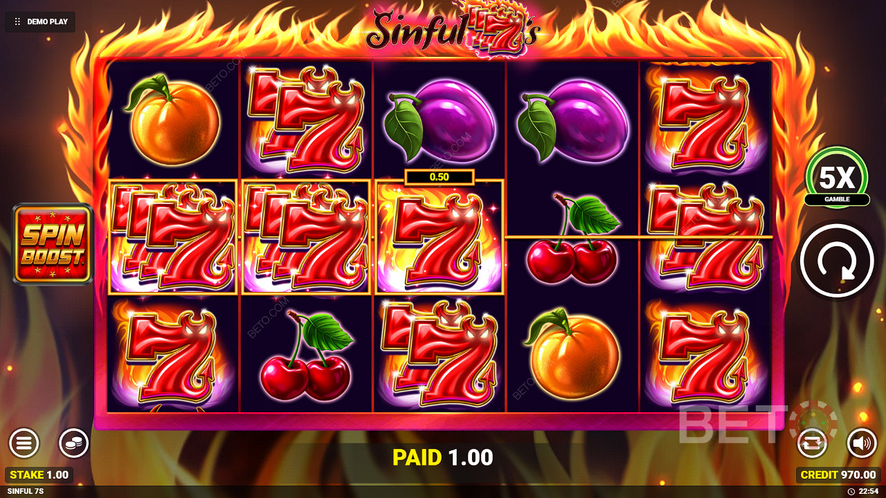 Sinful 7s Δωρεάν Παιχνίδι