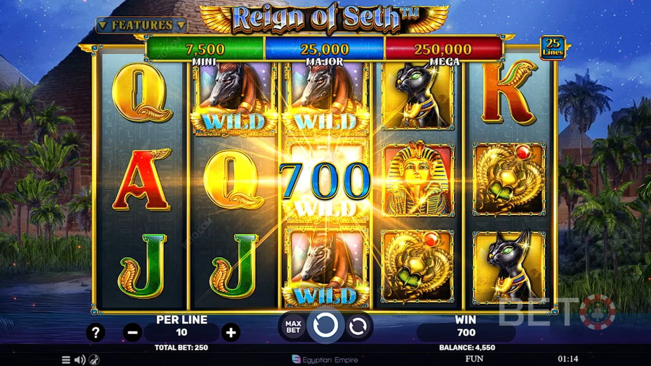 Reign of Seth Ανασκόπηση από BETO Slots