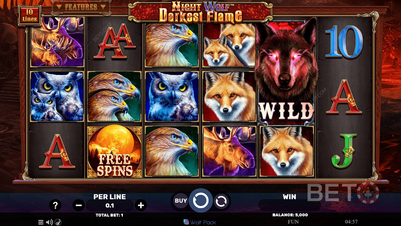 Night Wolf Darkest Flame Δωρεάν Παιχνίδι