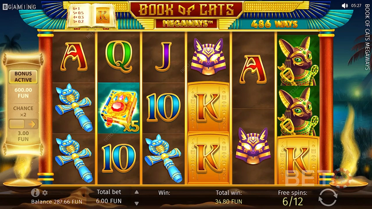 Book of Cats Megaways Δωρεάν Παιχνίδι