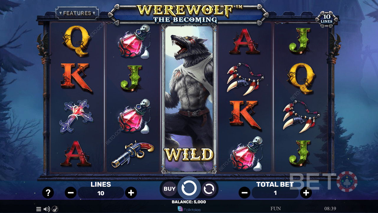 Werewolf - The Becoming κριτική από BETO Slots