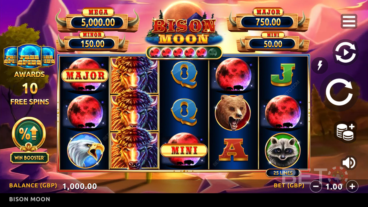 Bison Moon Ανασκόπηση από BETO Slots