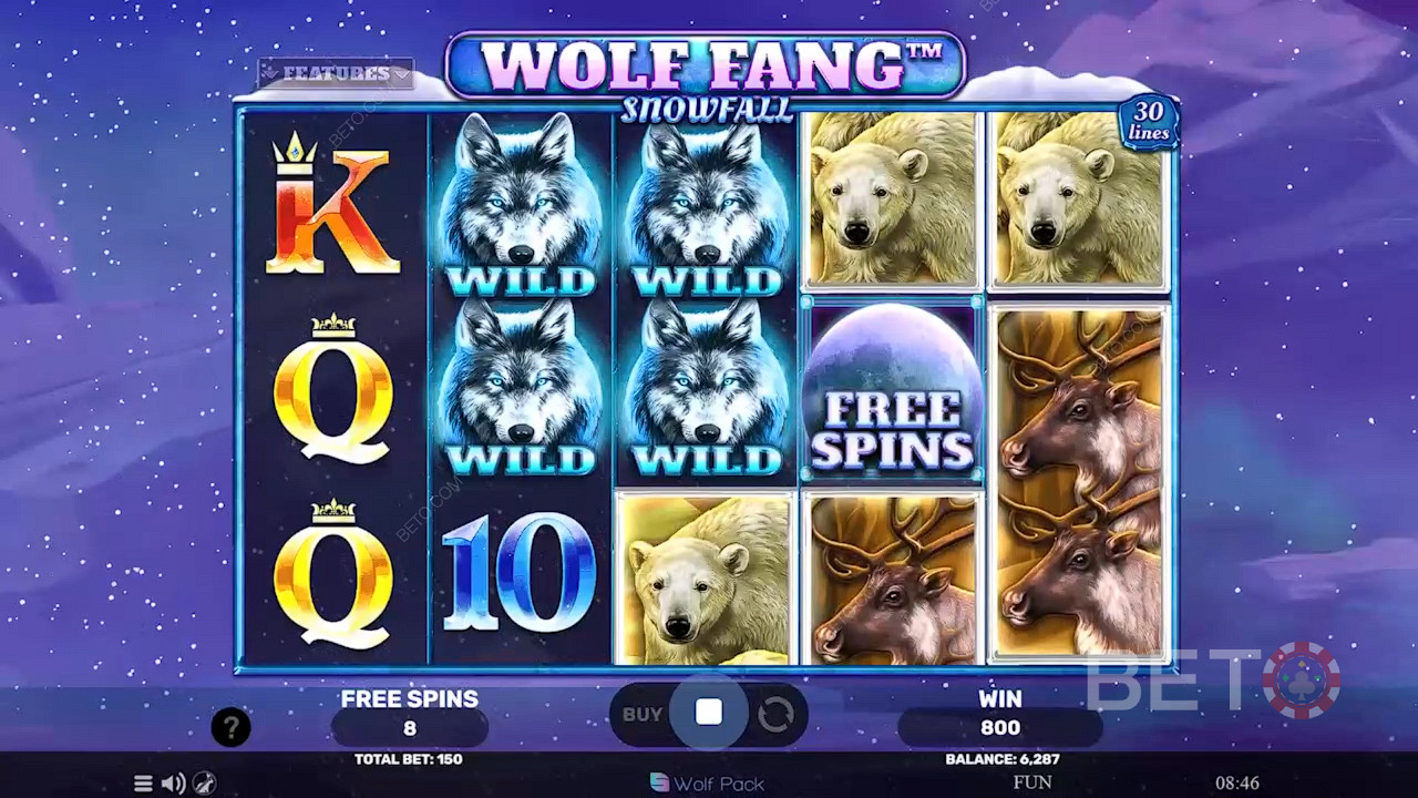 Wolf Fang Snowfall Δωρεάν Παιχνίδι