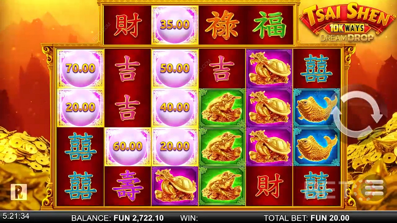 Tsai Shen 10K Ways Dream Drop Δωρεάν Παιχνίδι