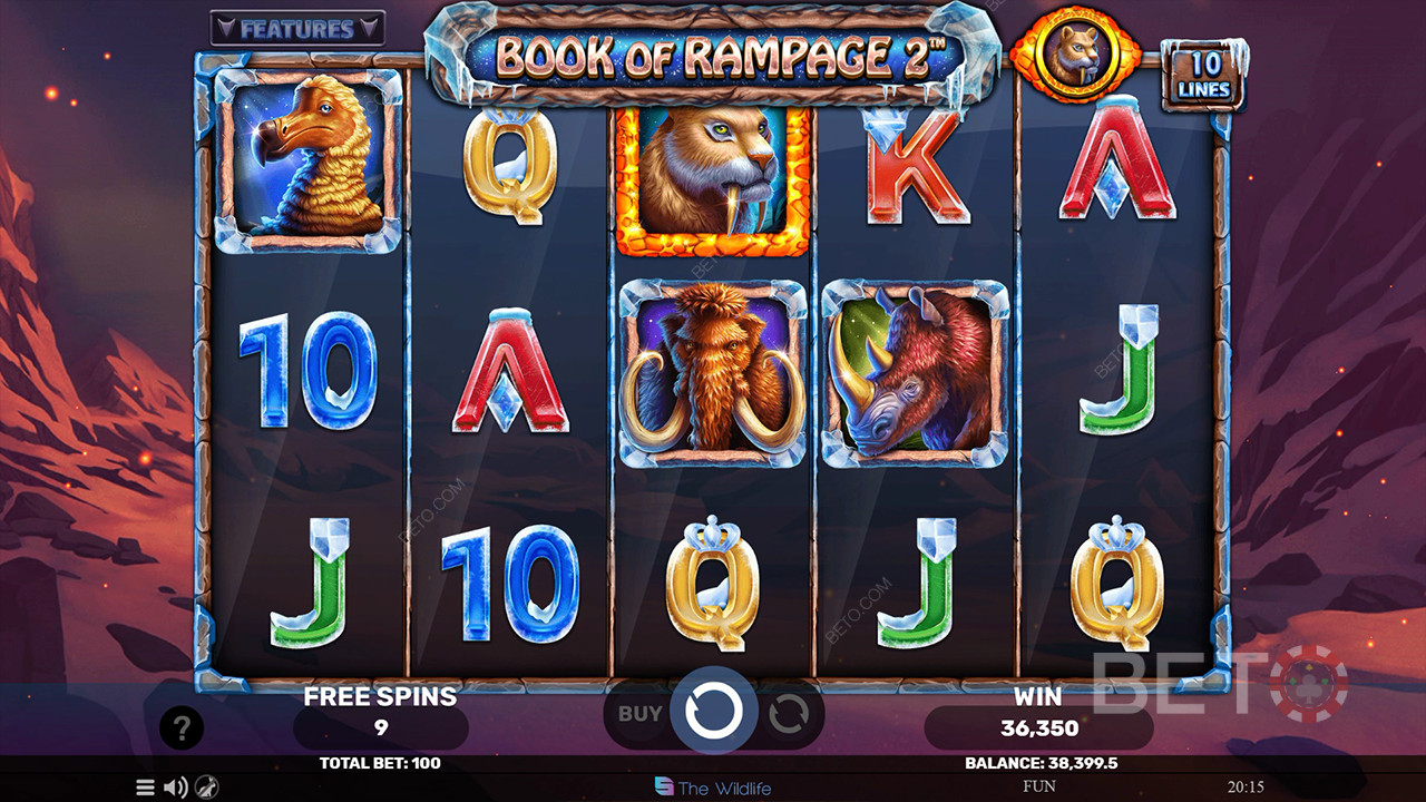 Book of Rampage 2 Ανασκόπηση από BETO Slots