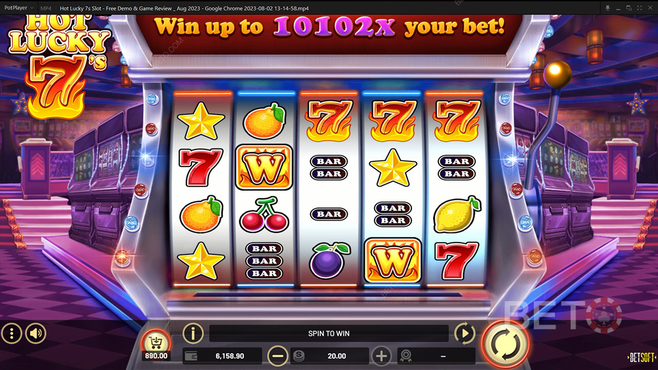 Hot Lucky 7s Ανασκόπηση από BETO Slots