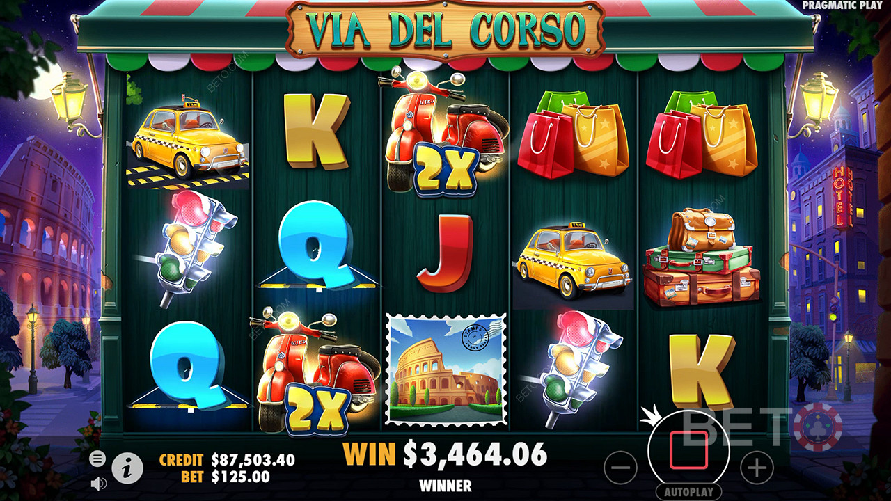 Via Del Corso Ανασκόπηση από BETO Slots