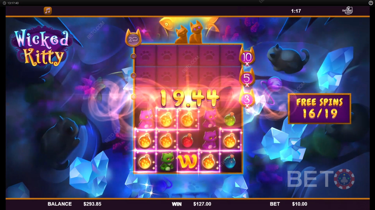 Wicked Kitty κριτική από BETO Slots