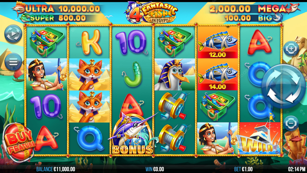 4 Fantastic Fish in Egypt Ανασκόπηση από την BETO Slots