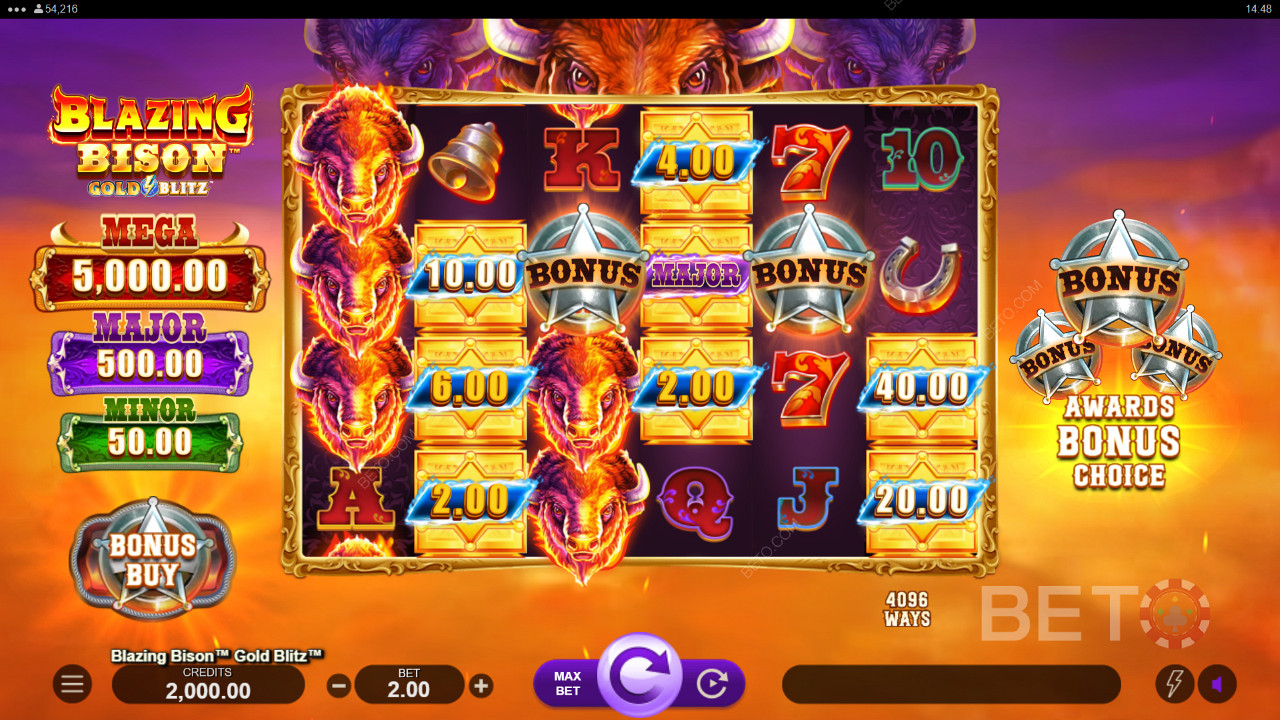 Blazing Bison Gold Blitz Δωρεάν Παιχνίδι