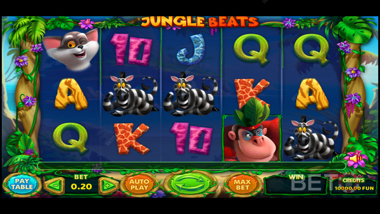 Jungle Beats κριτική από BETO Slots