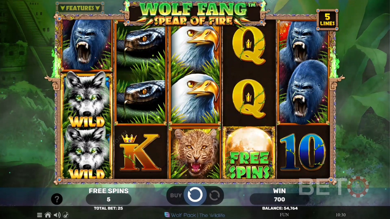 Wolf Fang Spear of Fire Ανασκόπηση από BETO Slots