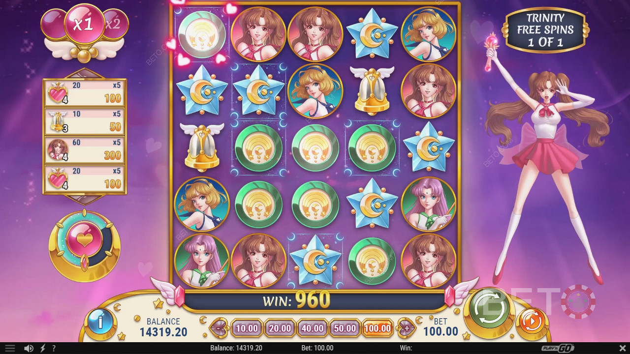 Moon Princess Trinity Δωρεάν Παιχνίδι