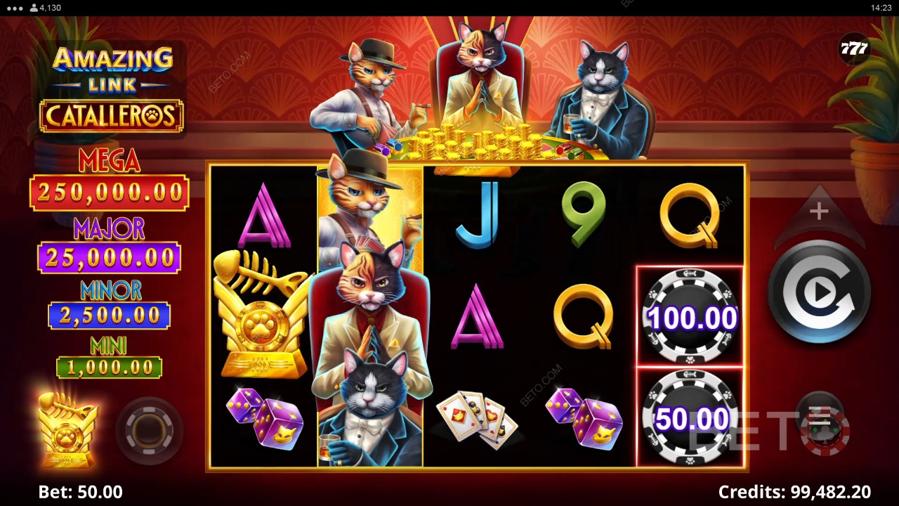 Amazing Link Catalleros Ανασκόπηση από BETO Slots