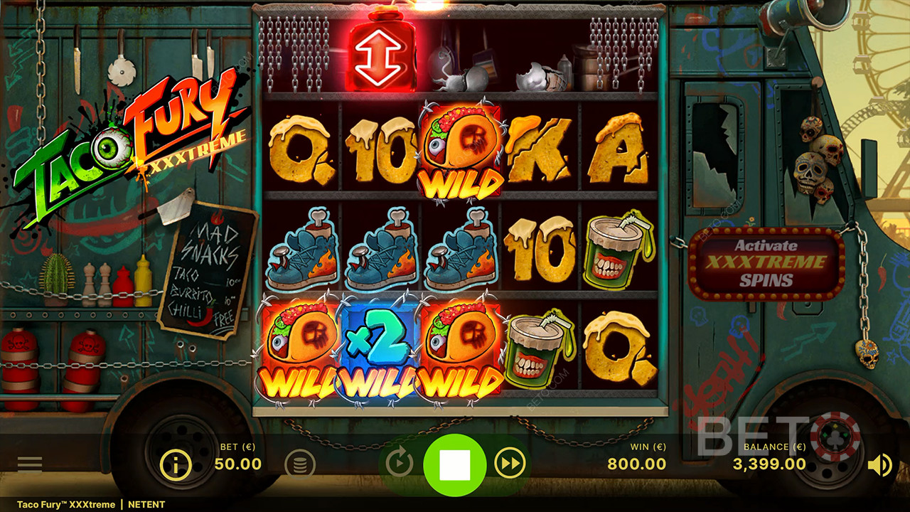 Taco Fury XXXtreme Ανασκόπηση από BETO Slots