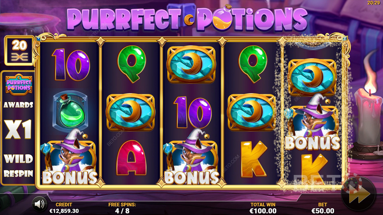 Purrfect Potions Ανασκόπηση από BETO Slots