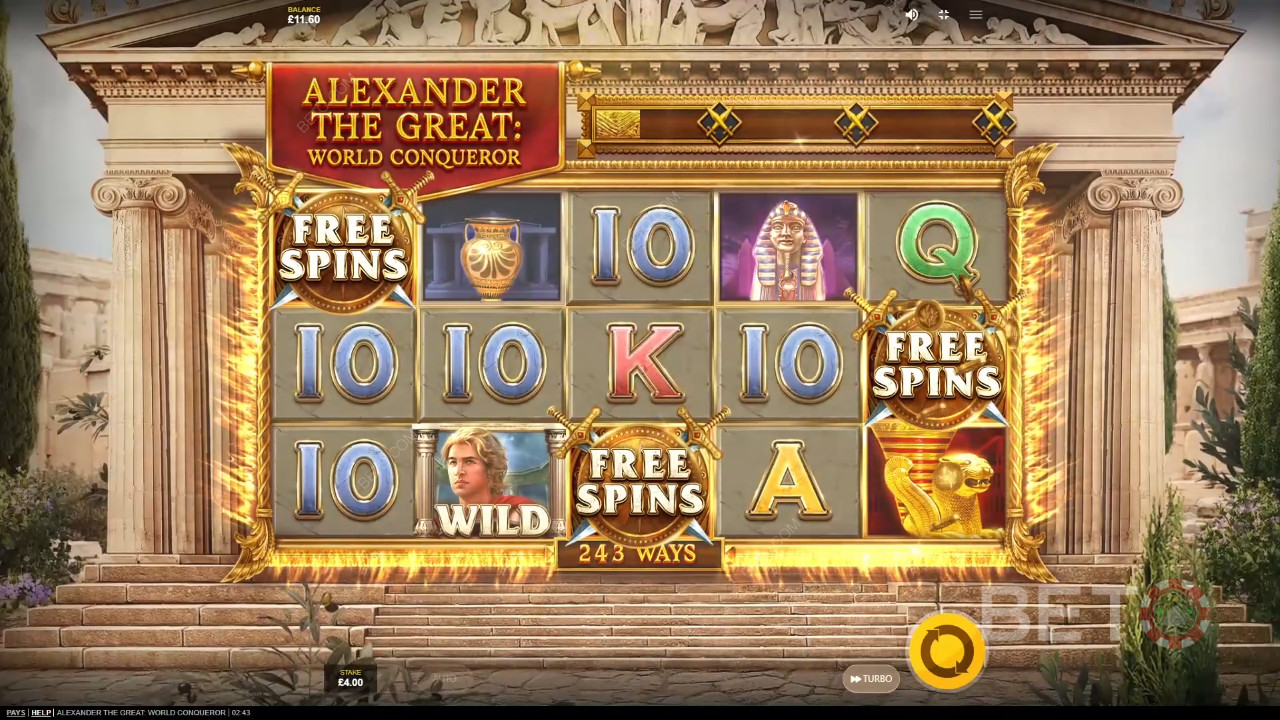 Alexander The Great World Conqueror Ανασκόπηση από την BETO Slots