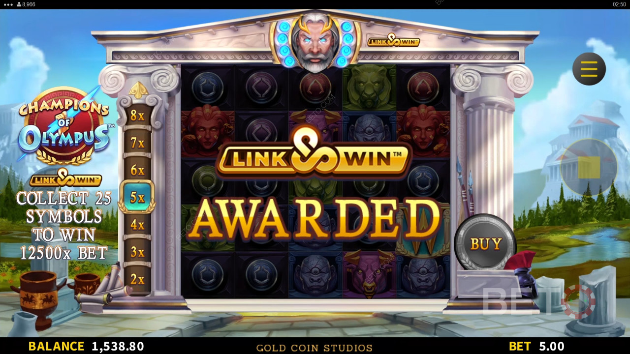 Ανασκόπηση του Champions of Olympus από την BETO Slots