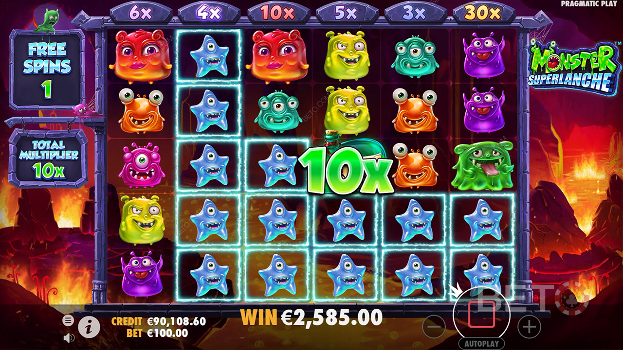 Monster Superlanche κριτική από BETO Slots