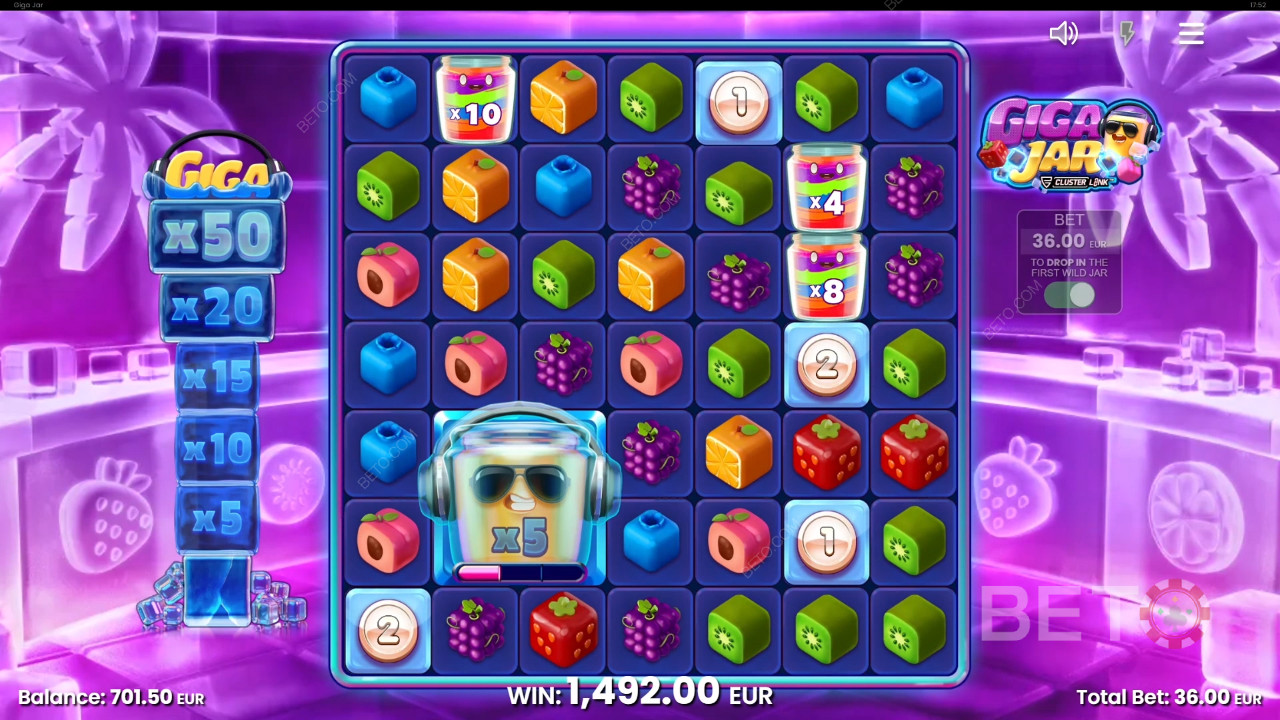 Giga Jar Cluster Link κριτική από BETO Slots
