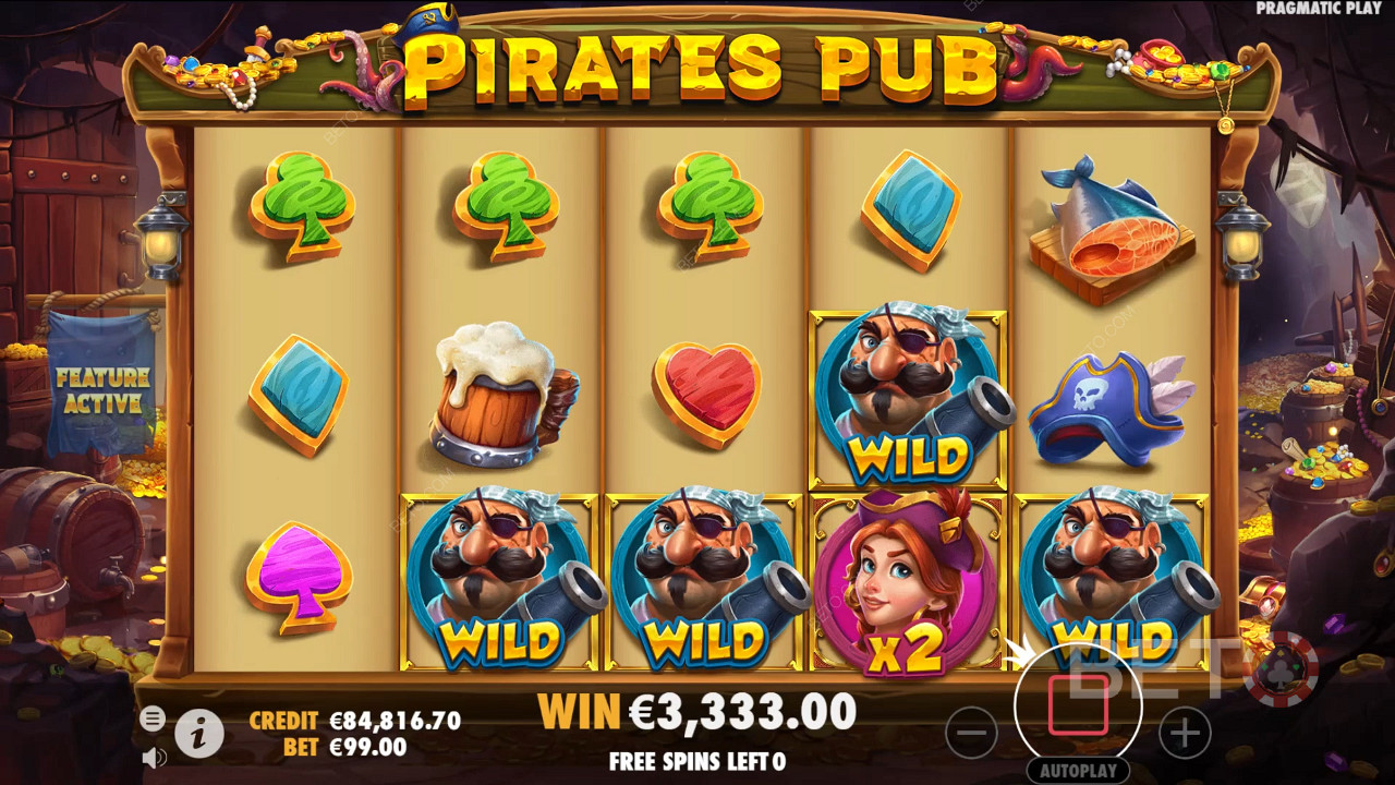 Pirates Pub Ανασκόπηση από BETO Slots