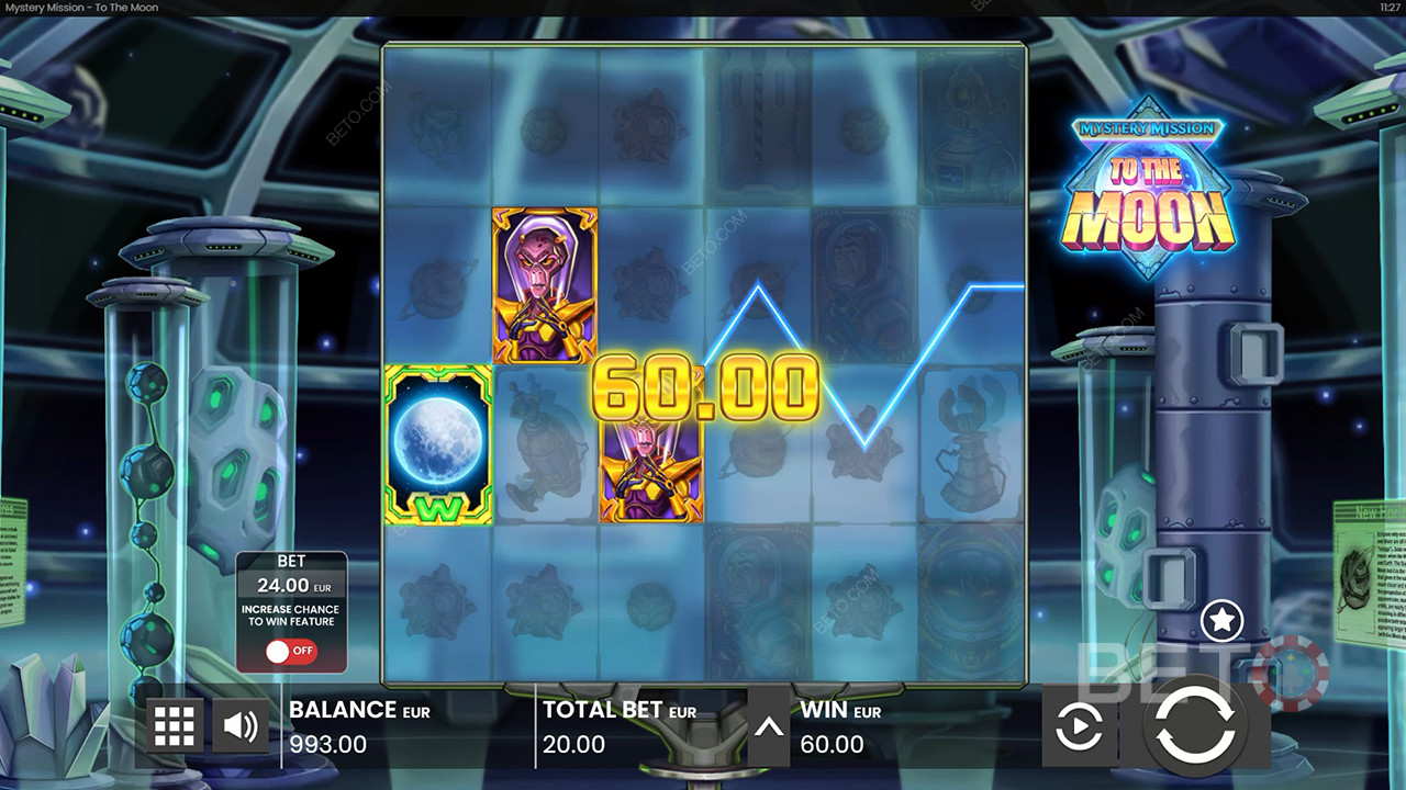 Κερδίστε 10.000 φορές το ποντάρισμά σας στο Mystery Mission to the Moon Video Slot!