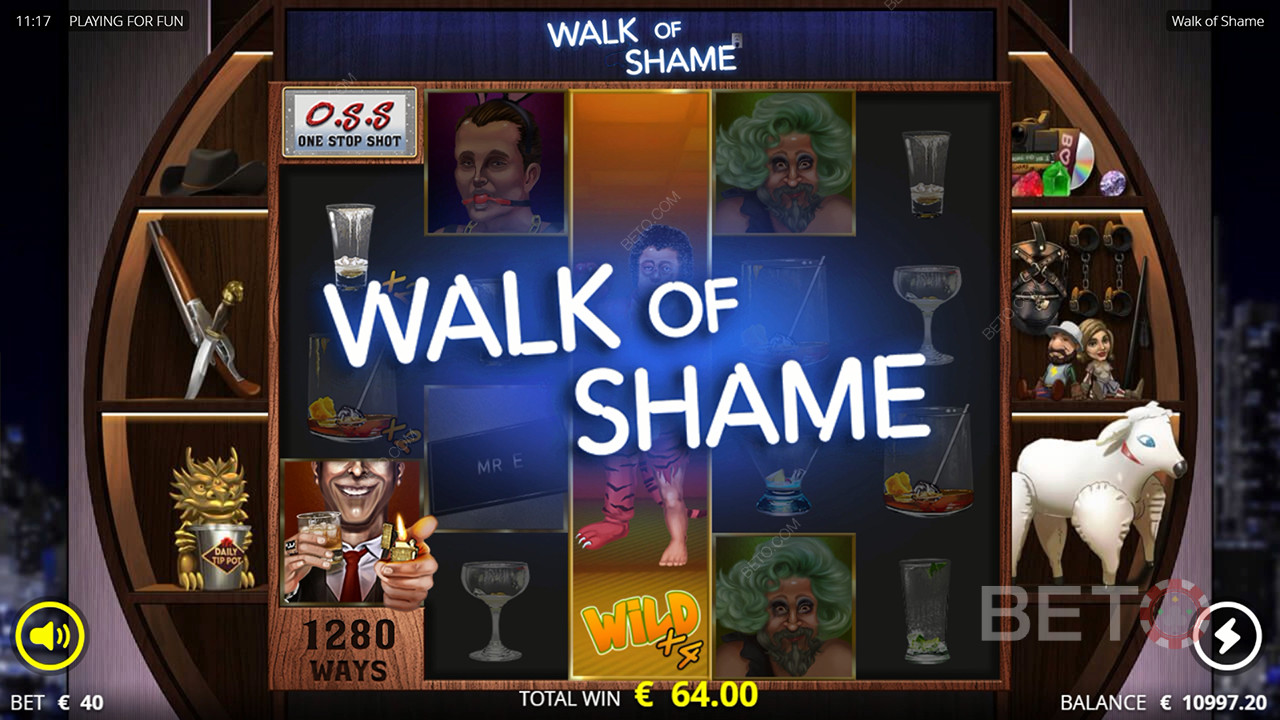 Walk of Shame Ανασκόπηση από BETO Slots