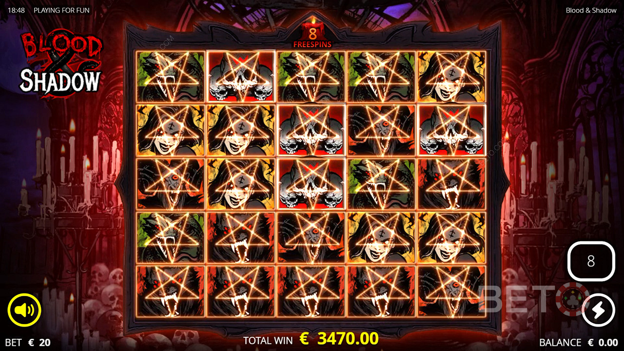 Blood and Shadow Ανασκόπηση από BETO Slots
