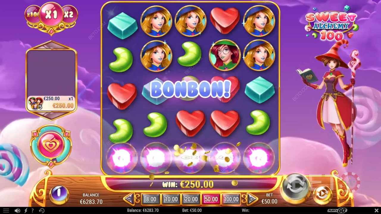 Γλυκιά Αλχημεία 100 Ανασκόπηση από BETO Slots