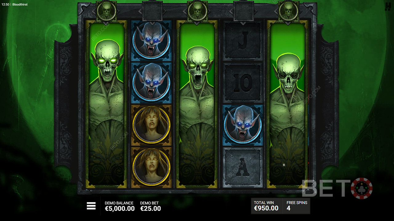 Ανασκόπηση του Bloodthirst από την BETO Slots
