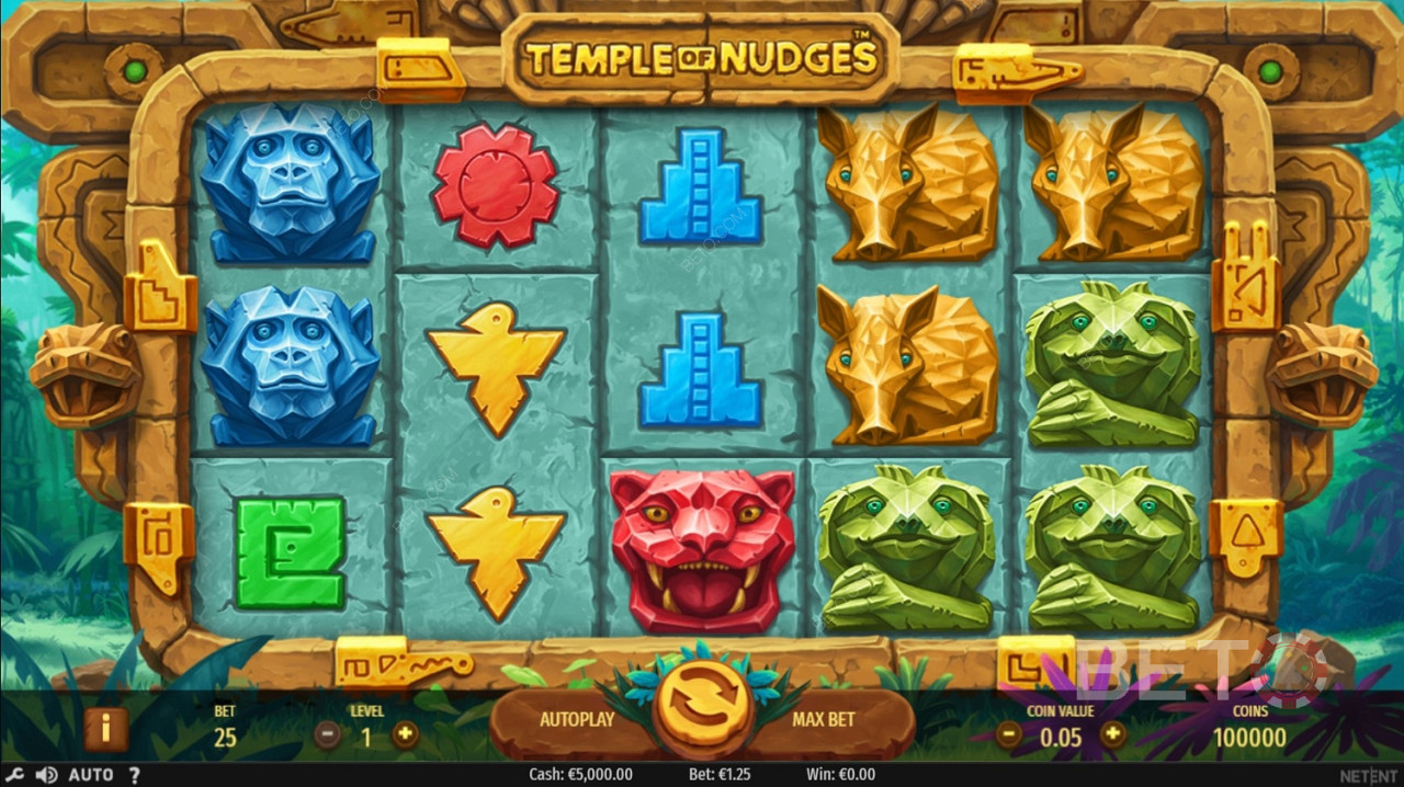 Online κουλοχέρη Temple of Nudges