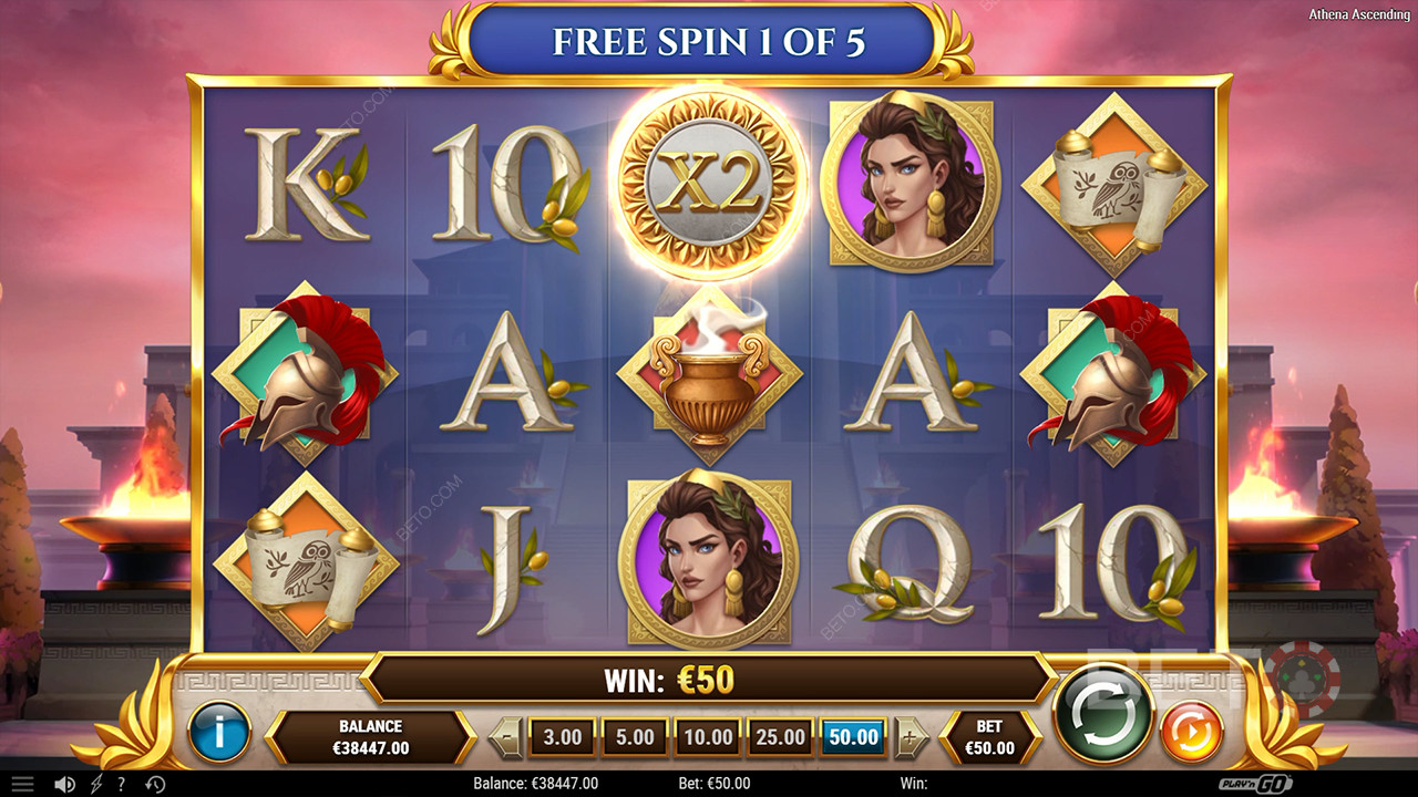 Athena Ascending Ανασκόπηση από BETO Slots