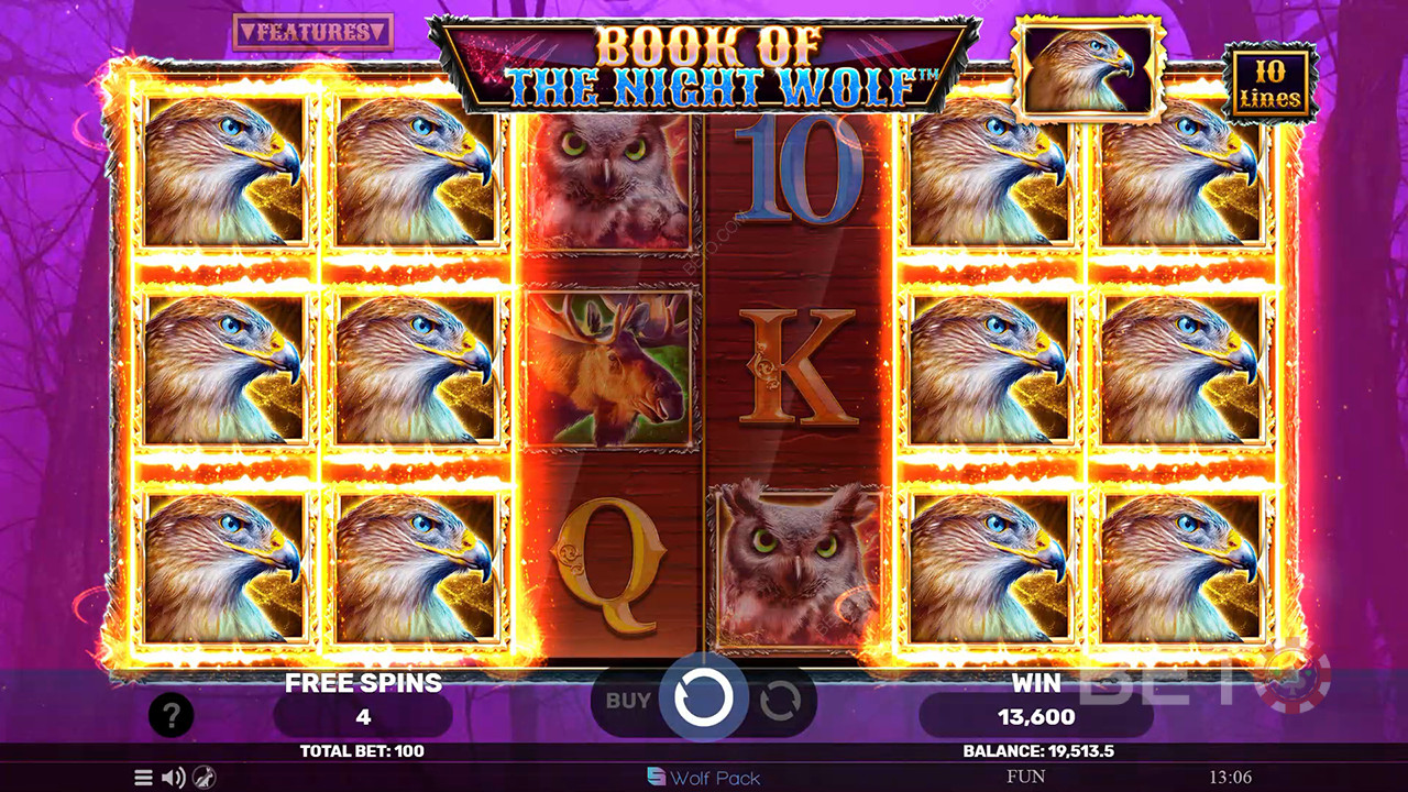 Book of the Night Wolf Ανασκόπηση από BETO Slots