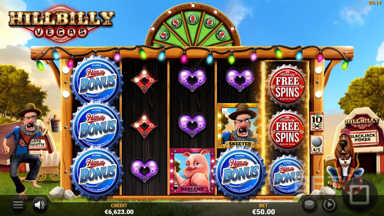 Hillbilly Vegas κριτική από BETO Slots