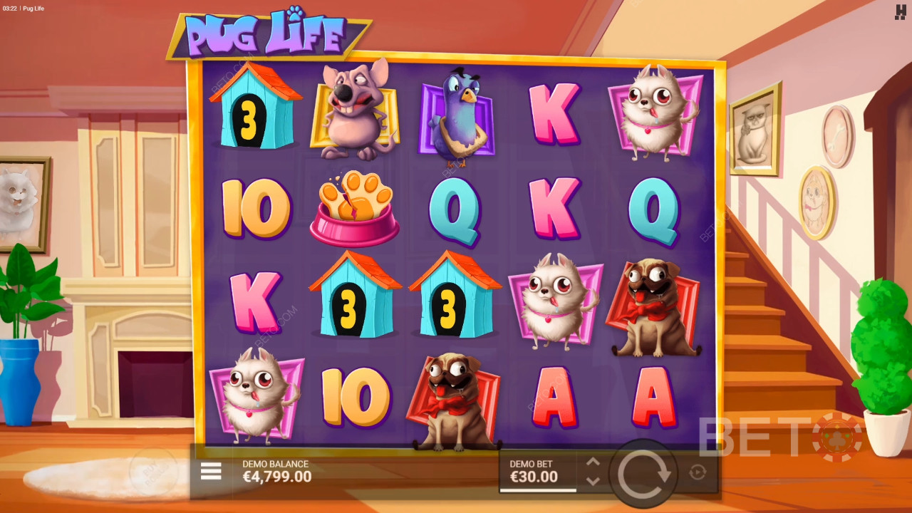 Ανασκόπηση Pug Life από την BETO Slots