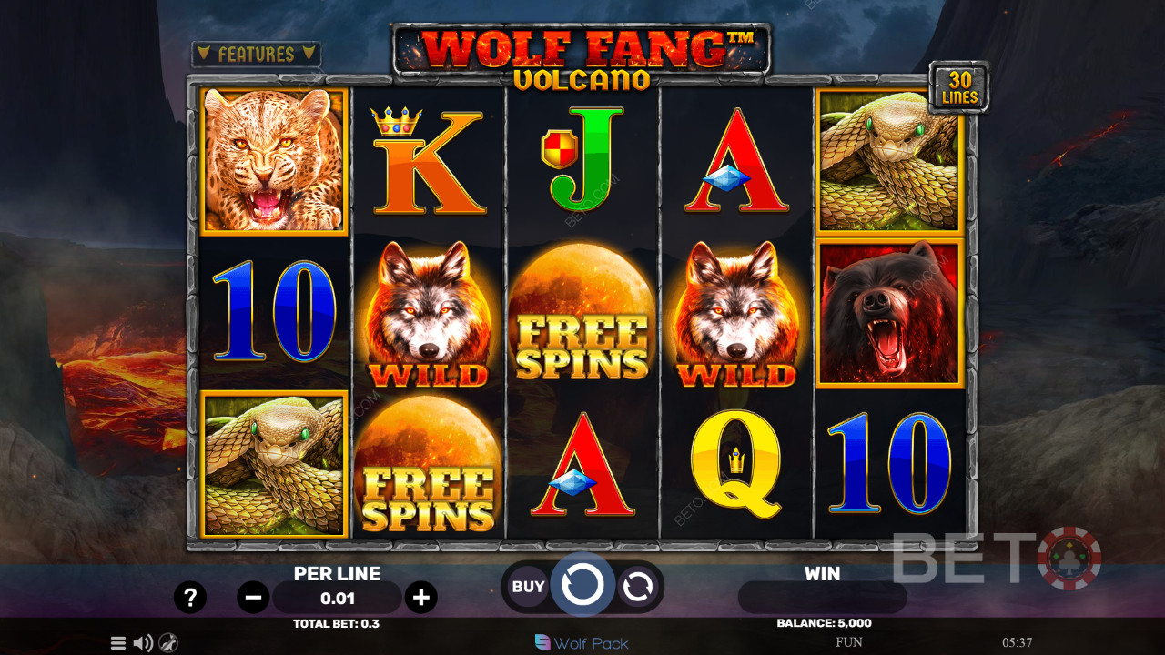 Wolf Fang - Volcano Ανασκόπηση από BETO Slots