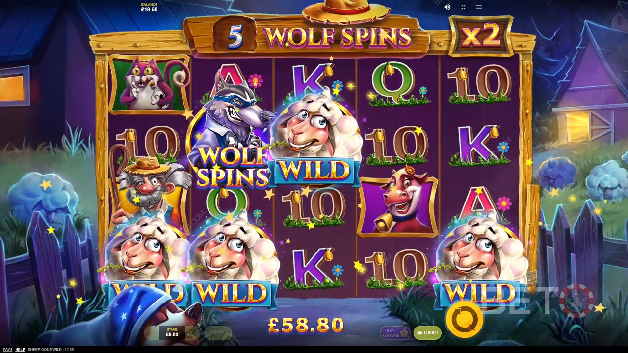 Sheep Gone Wild κριτική από BETO Slots