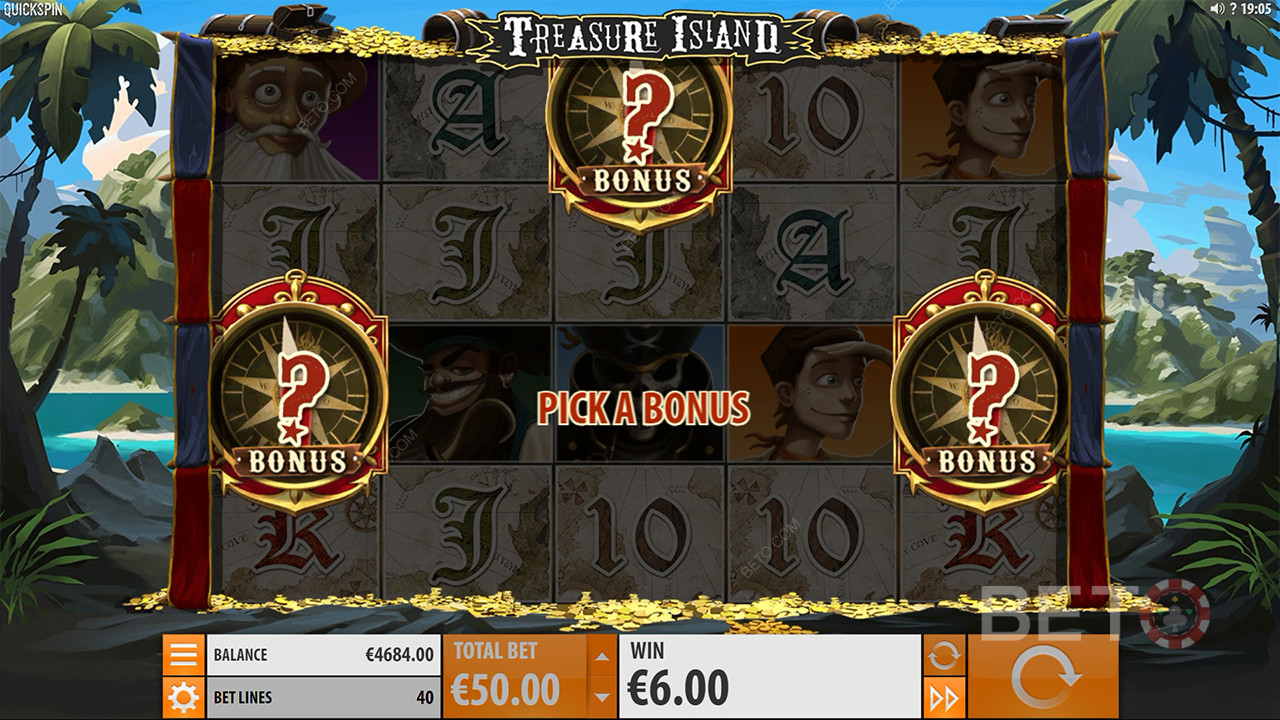 Ανασκόπηση του Treasure Island από την BETO Slots