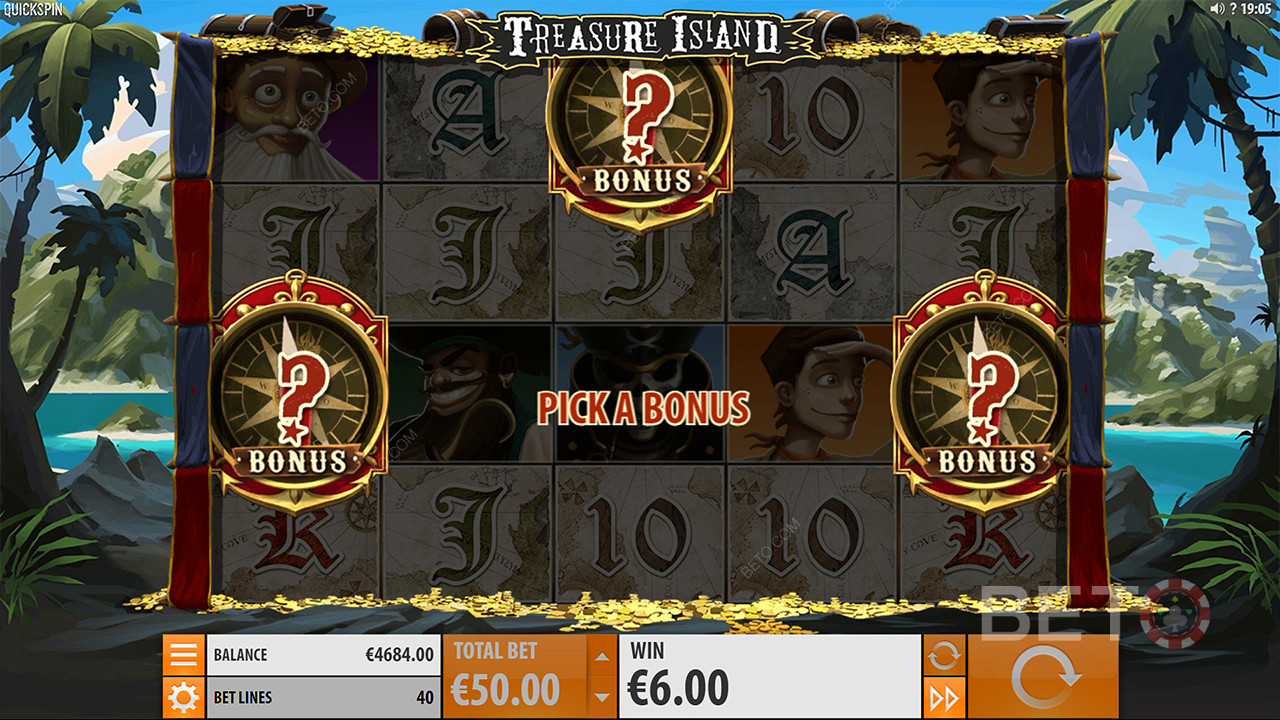 Treasure Island (Quickspin)  Δωρεάν Παιχνίδι