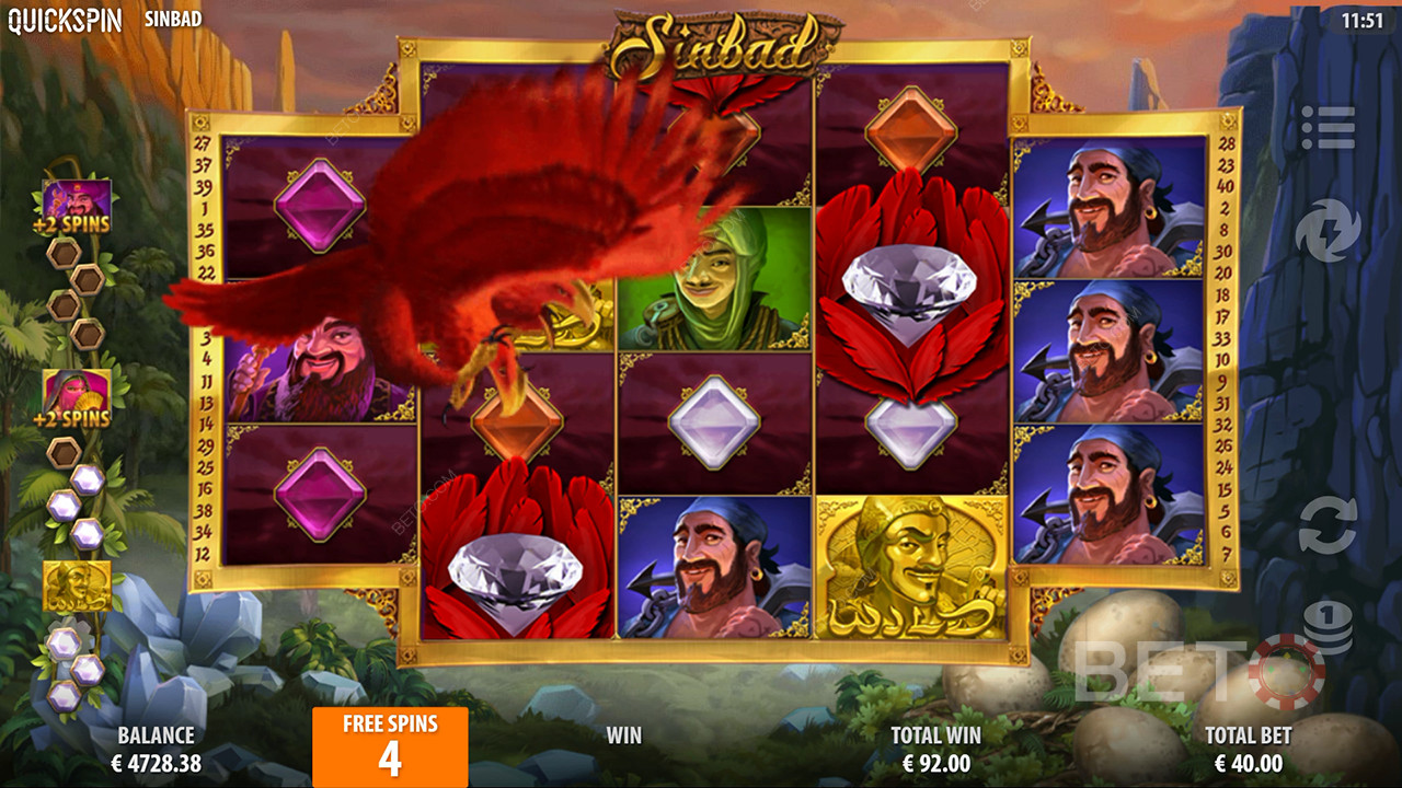 Sinbad κριτική από BETO Slots